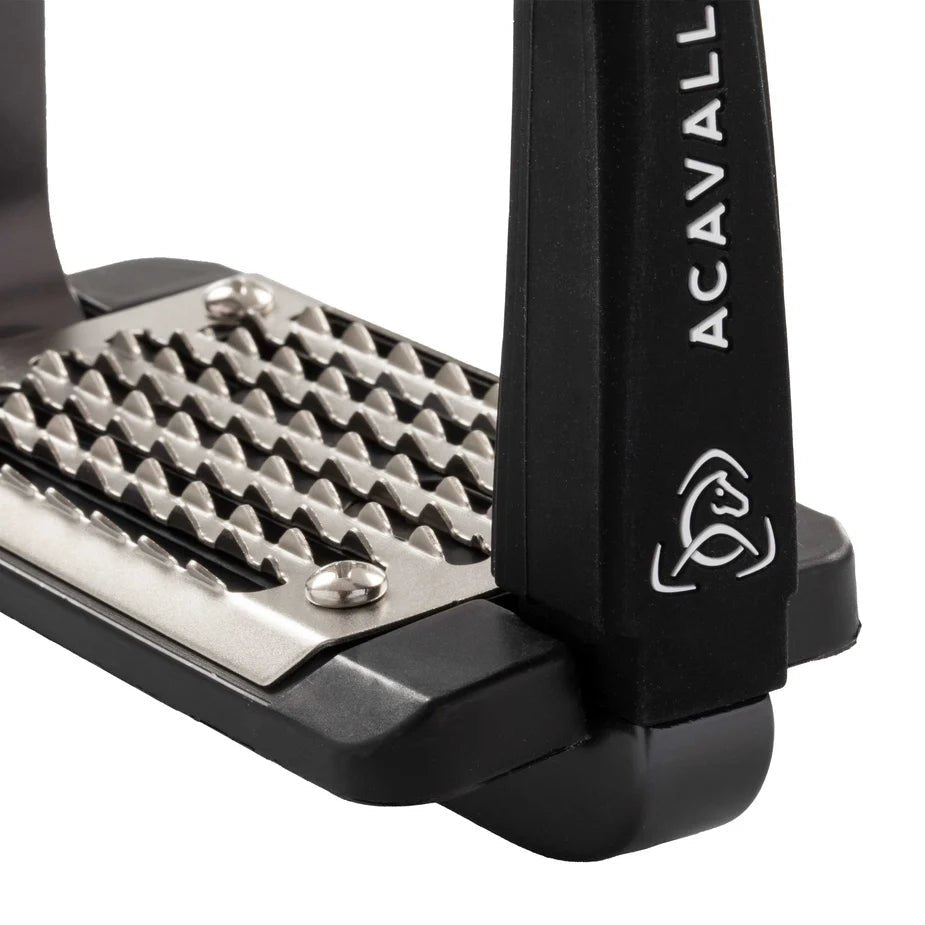 Acavallo - REL - X Easy Sikkerheds Stigbøjler - Charcoal - animondo.dk - AC667_04