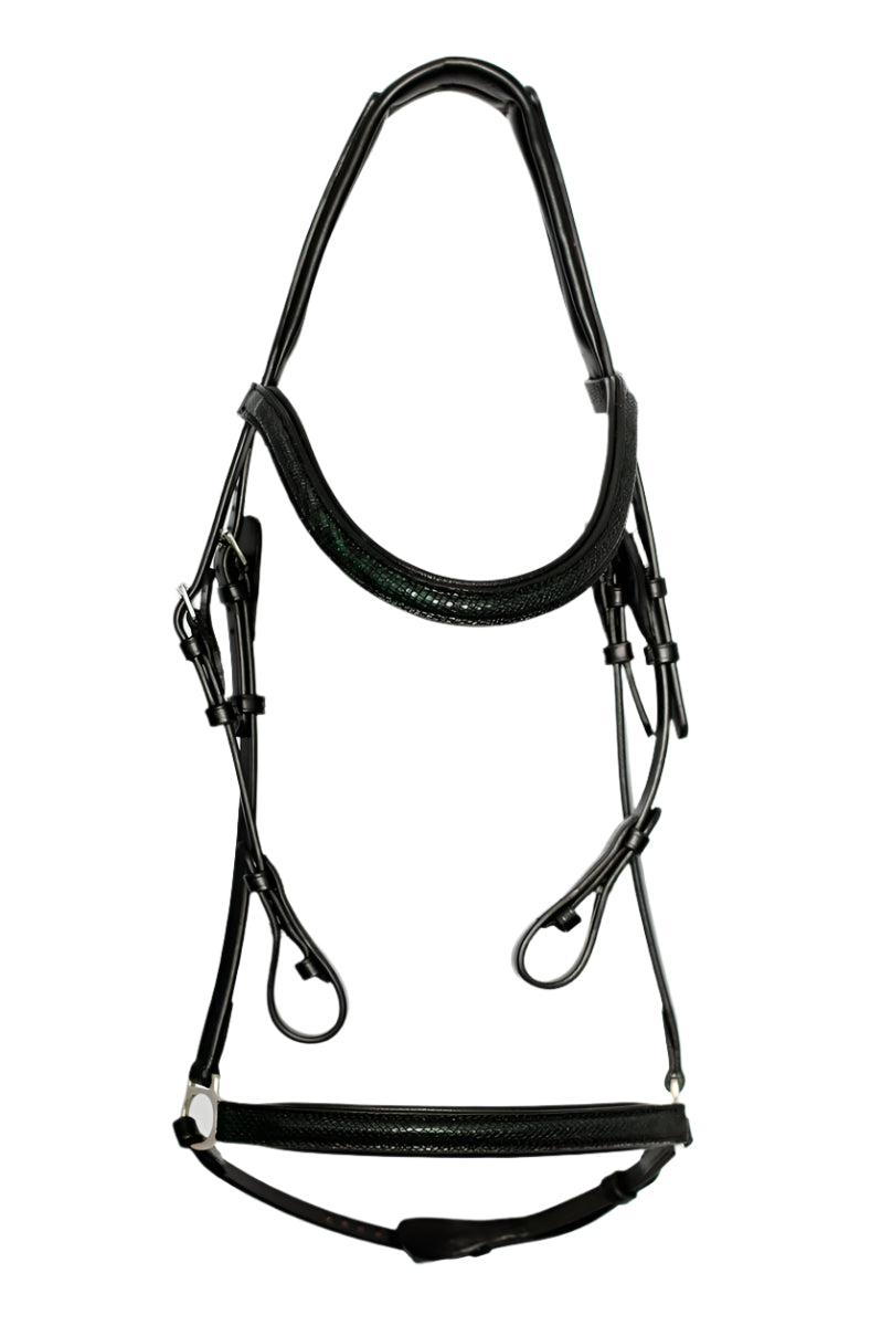 Bridle "MOSI", silver buckles - animondo.dk - TR-SL-MS