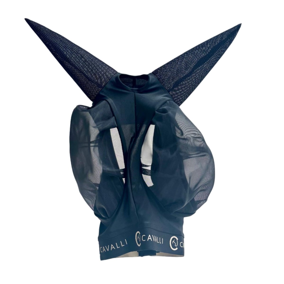 Cavalli Fluemaske m. ører - Sort 2025 - animondo.dk - Cav3306