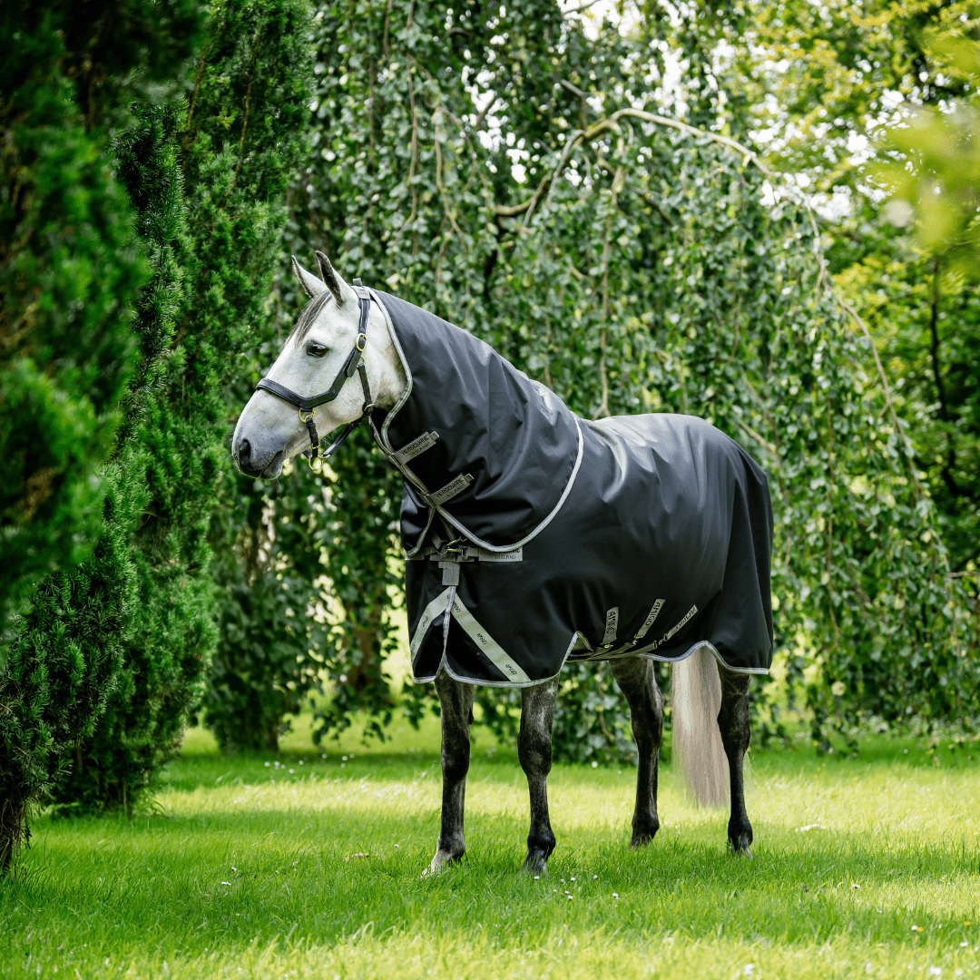 Horseware - Amigo Bravo 12 Plus Regndækken m. hals - 0 gram - Sort - animondo.dk - AARP70 - KJI0 - 45