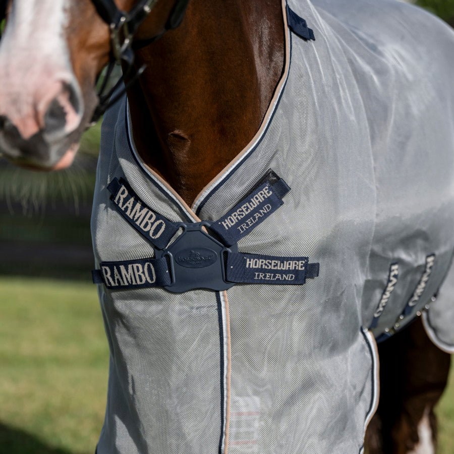 Horseware - Rambo Protector Fieldsafe Plus Insektdækken m. aftageligt hals - animondo.dk - AFANMU - IBWT - 66