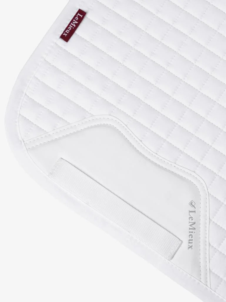 LeMieux - Plain Dressur Underlag - Hvid - animondo.dk - IT01357