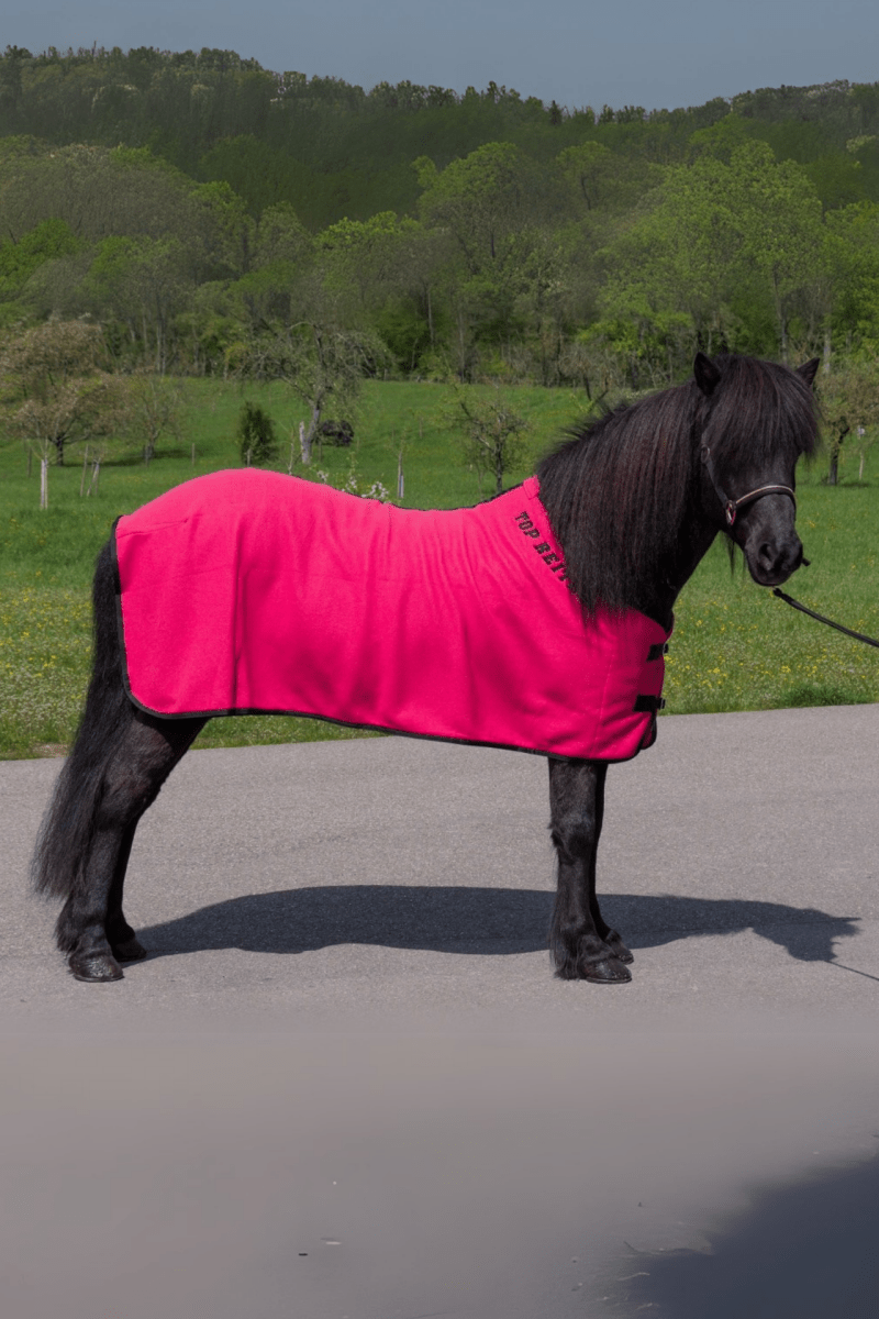 Top Reiter Fleecedækken - Pink - animondo.dk - DE - FLE - PI - 125