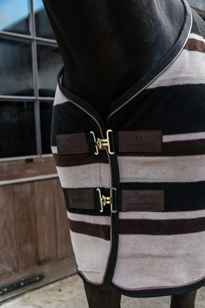 Kentucky Horsewear - "Heavy" Fleece dækken - Brun/Beige - animondo.dk - 52147 - 05 - 130