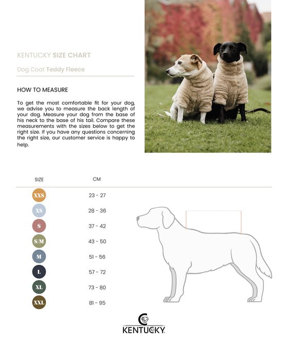 Kentucky Hundesweater Teddy Fleece - Beige - animondo.dk