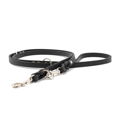 Maul Læderline Klassik Premium - Sort/Sølv - animondo.dk