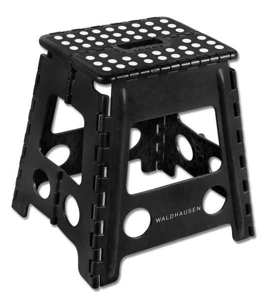 Waldhausen Sammenfoldelig Skammel - Sort - animondo.dk