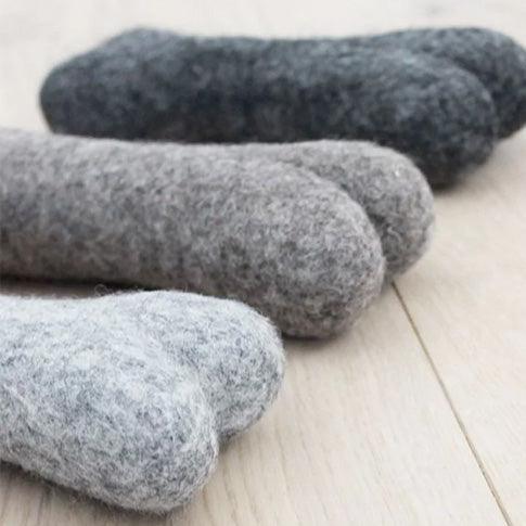 Wooldot Toy Dog Bones - Chestnut Brown - animondo.dk
