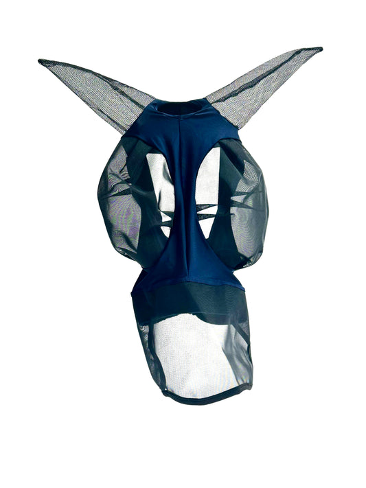 Cavalli Fliegenmaske mit Ohren und Netz