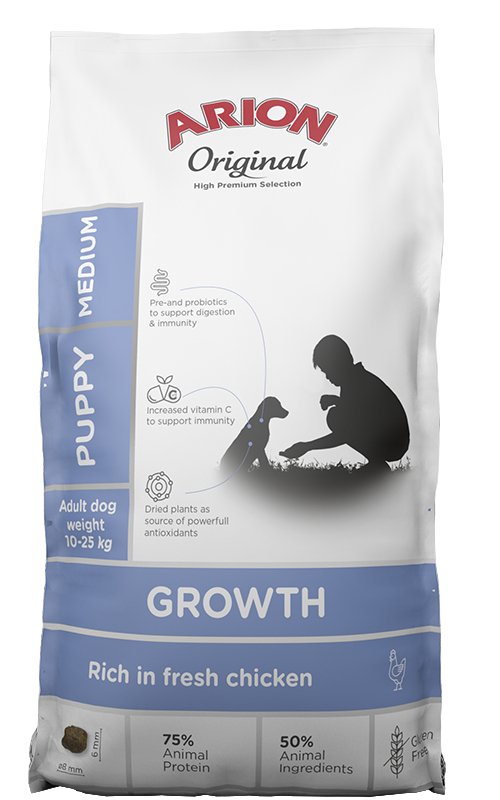 Arion Original - Growth Meidium - 12 kg - animondo.dk - 106061