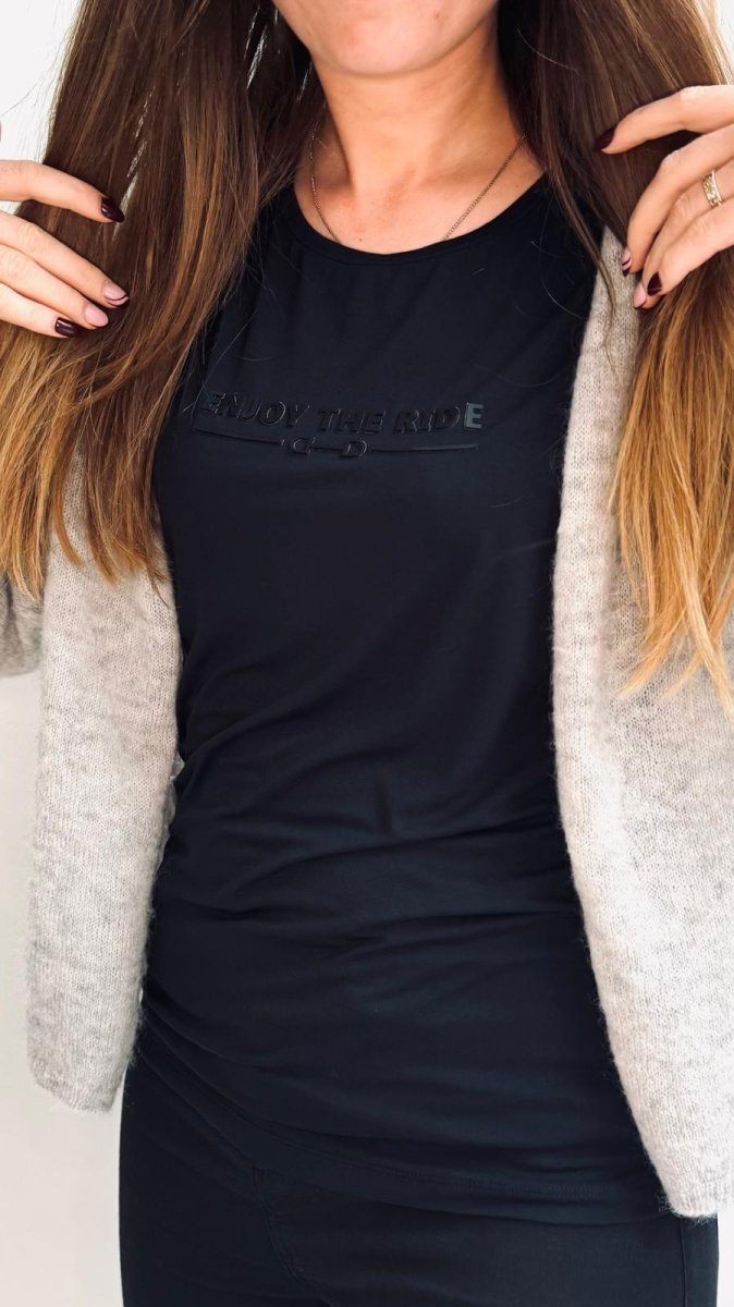 Cavalli T-Shirt – Genießen Sie die Fahrt