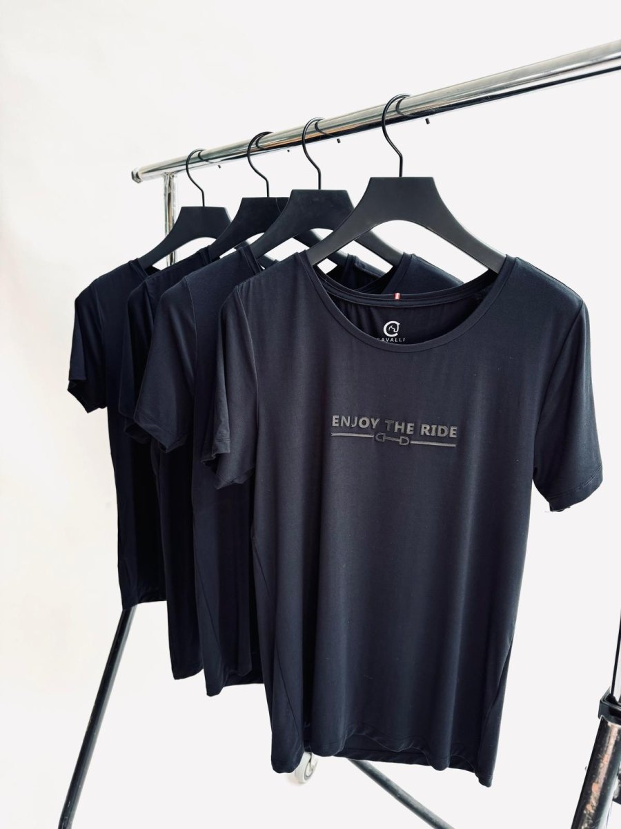 Cavalli T-Shirt – Genießen Sie die Fahrt