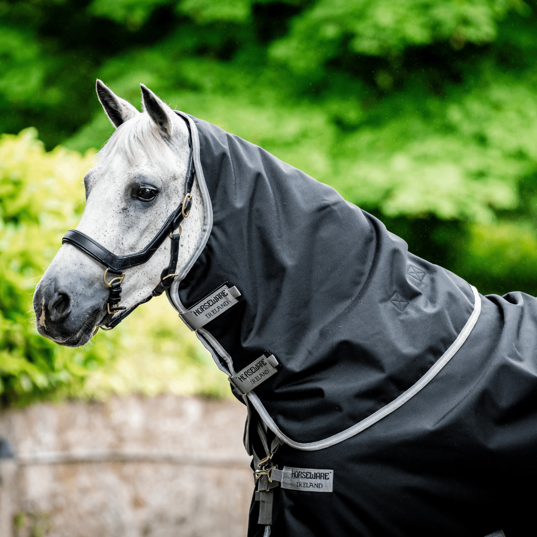 Horseware - Amigo Bravo 12 Plus Regndækken m. hals - 0 gram - Sort - animondo.dk - AARP70 - KJI0 - 45