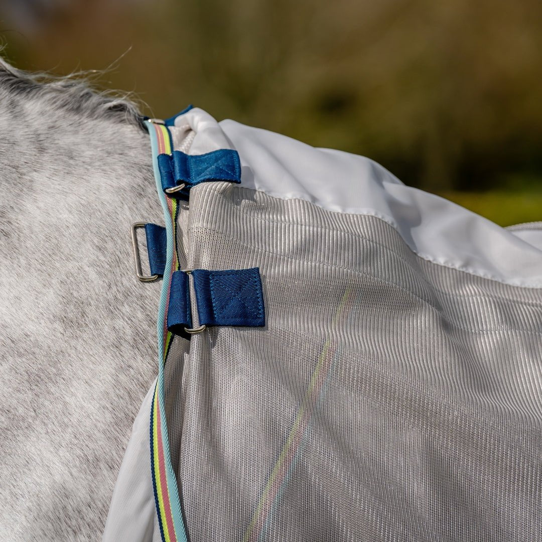 Horseware - Amigo Bug Rug Insektdækken - Grå/Grøn - animondo.dk - AFRR70 - IBL0 - 45