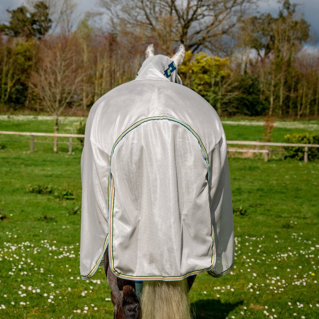 Horseware - Amigo Bug Rug Insektdækken - Grå/Grøn - animondo.dk - AFRR70 - IBL0 - 45