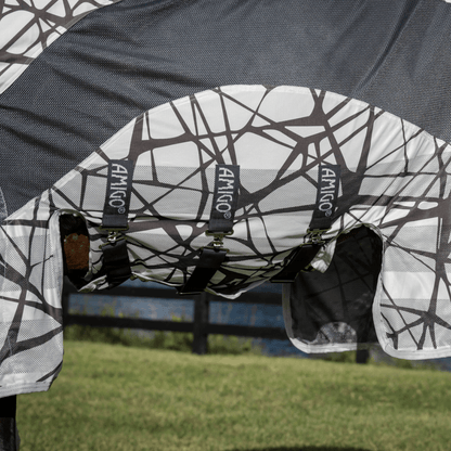 Horseware - Amigo CamoFly Plus Regn - og insektdækken - Mønster/Grå - animondo.dk - AFRRK3 - I7BI - 66
