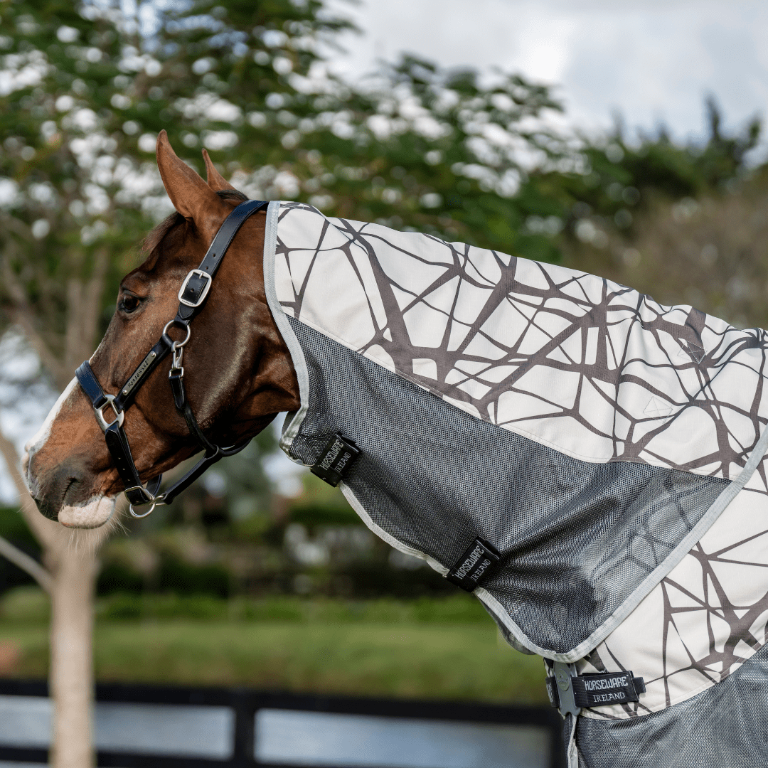 Horseware - Amigo CamoFly Plus Regn - og insektdækken - Mønster/Grå - animondo.dk - AFRRK3 - I7BI - 66