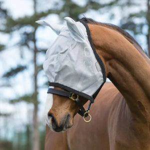 Horseware - Amigo Fluemaske - Sølv/Mørkegrå - animondo.dk - DMRF60 - IJD0 - SP
