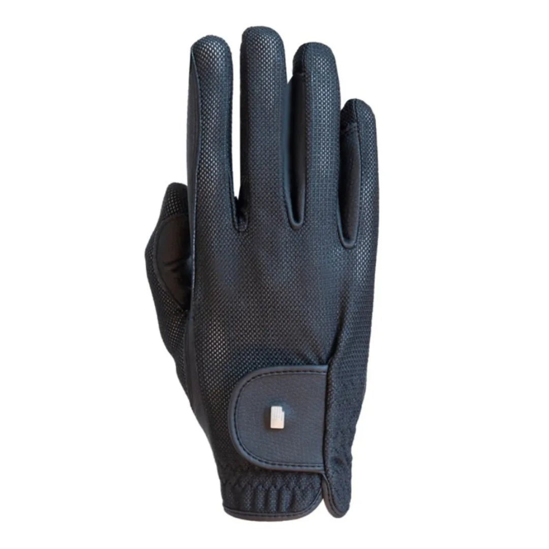Roeckl - "Grip Lite" Ridehandske - Ekstra Åndbar - Sort - animondo.dk - 1808301251099960
