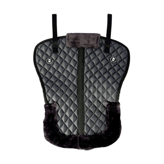 Top Reiter - Fur Saddle Pad - Sort - animondo.dk - SA - DE - FR - AN