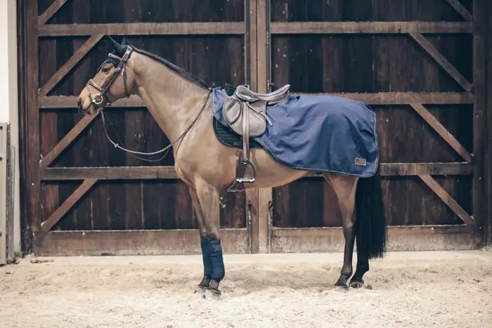 Kentucky Horsewear - Lændedækken m. kaninskind - Navy - animondo.dk - 52117 - 03 - M