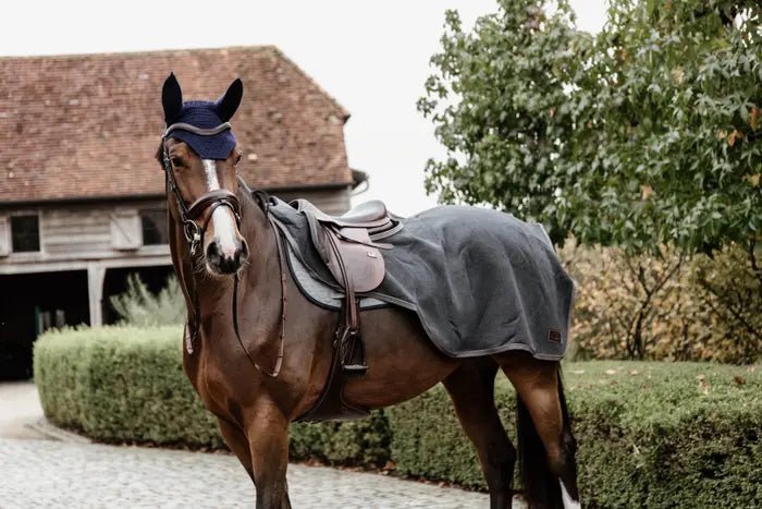Kentucky Horsewear - Ridedækken m. fleece - Mørkegrå - animondo.dk - 52207 - 08 - M