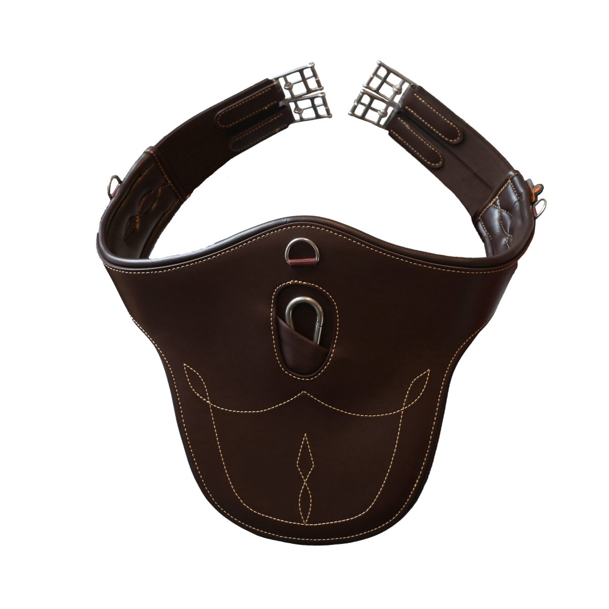 Kentucky Horsewear Springgjord m. Plade - Brun - animondo.dk