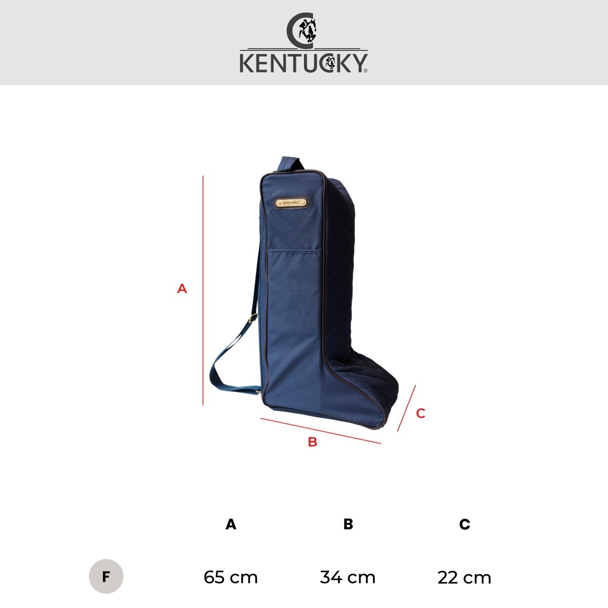 Kentucky Horsewear Støvletaske - Navy - animondo.dk - EKSTRA - 82110 - 03 - F