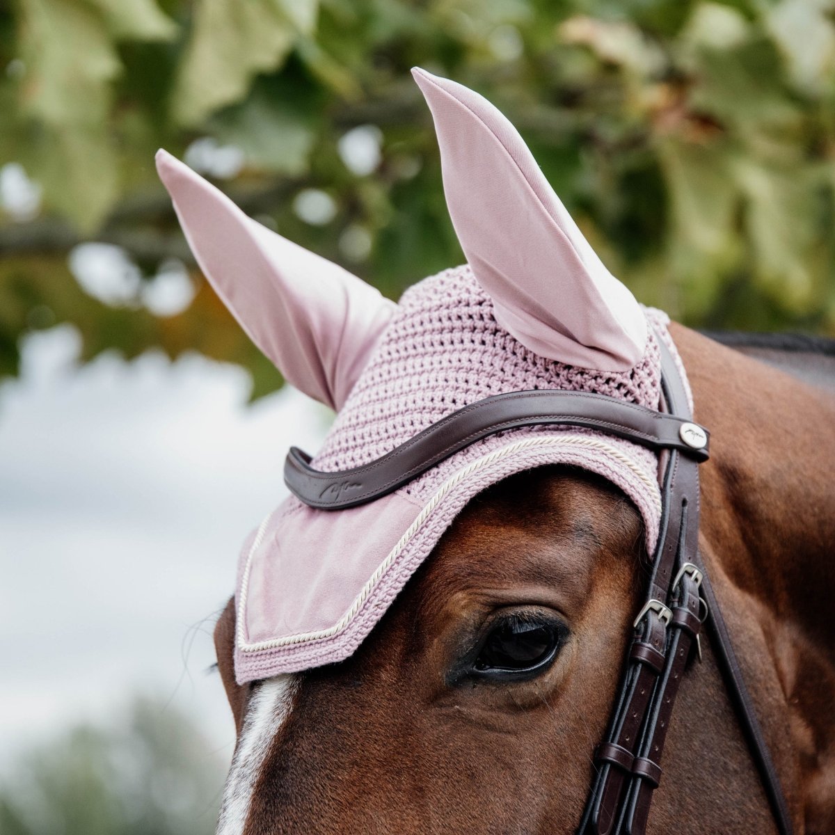 Kentucky Horsewear Wellington Velvet Hut - Old Rose - animondo.dk