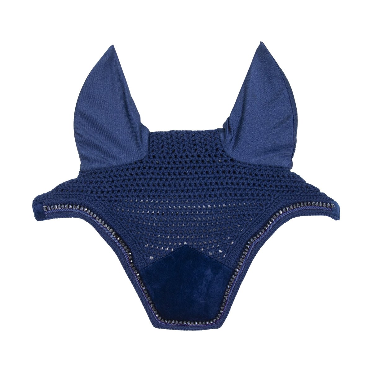Kentucky Horsewear Wellington Velvet Pearls Hut - Navy - animondo.dk - 42629 - 03 - F