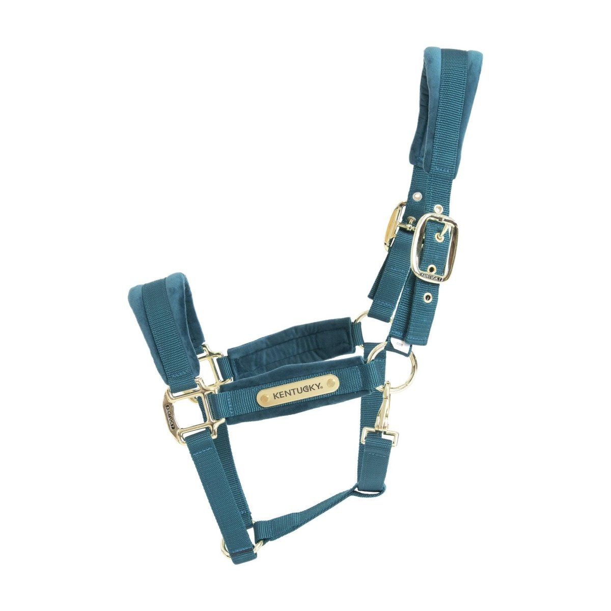 Kentucky Velvet Halter - Emerald - animondo.dk