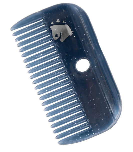 Mane comb Lucky Heart, night blue - animondo.dk